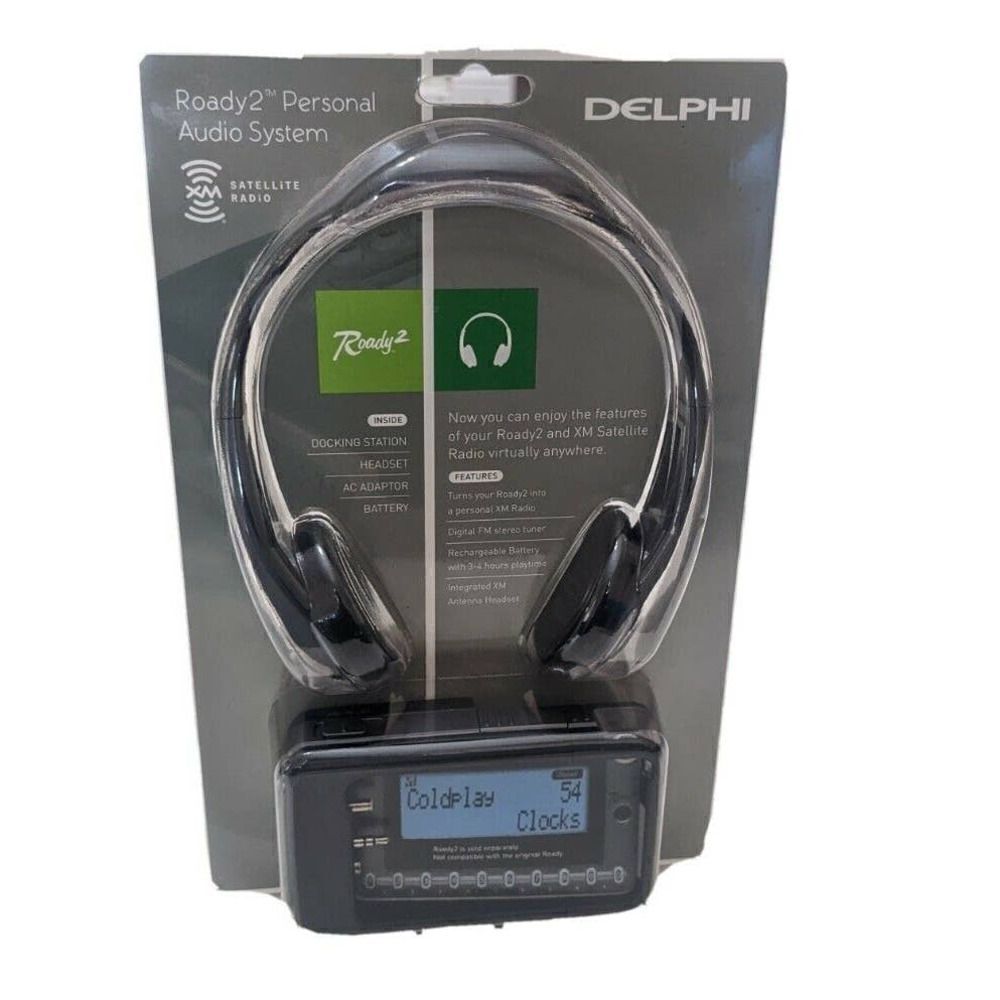 New DELPHI Roady2 Personal Audio‎ System For Sirius XM Satellite Radio- SA10109